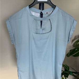SO Women's Light Blue Top, Size Small